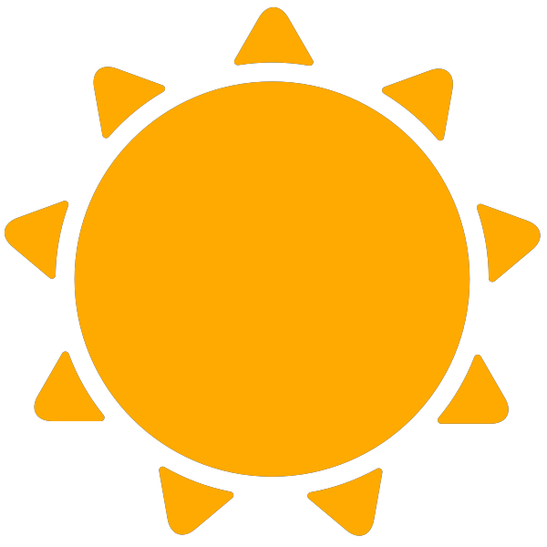 600x600 Simple Weather Icons Sunny Svg(Vector)public Domain Icon Park