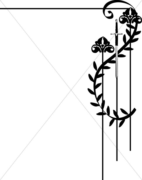 485x612 Sunrise Header Footer Religious Borders