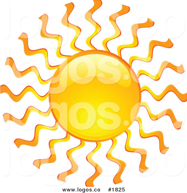 600x620 Royalty Free Sizzling Orange Hot Summer Sun Design Logo By Kj