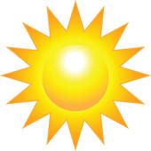 170x170 Sun Isolated Clip Art