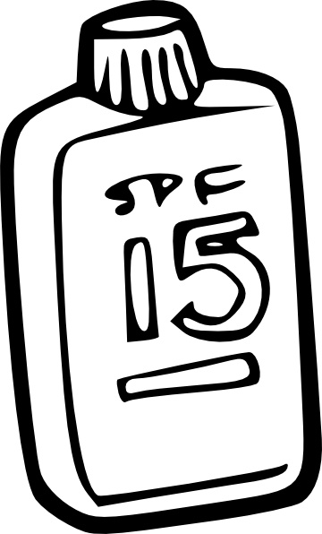 360x596 Sunscreen Outline Clip Art Free Vector In Open Office Drawing Svg