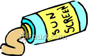 300x193 Beach Clipart Sunscreen