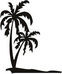 206x245 Palm Trees Silhouette Png Clip Art Image Silhouette Cameo Tips