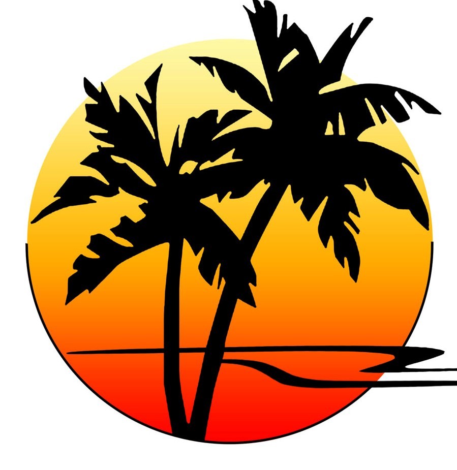 899x925 Sunset Clipart Palm Tree Sunset