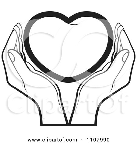 450x470 Heart Hands Sunset Clip Art Cliparts