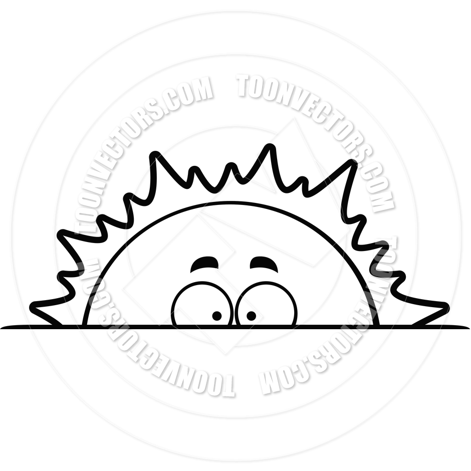 940x940 Morning Sun Clipart Black And White