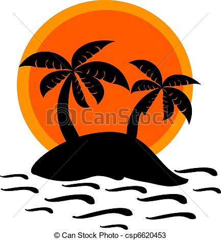 433x470 Sunset Island Clipart, Explore Pictures