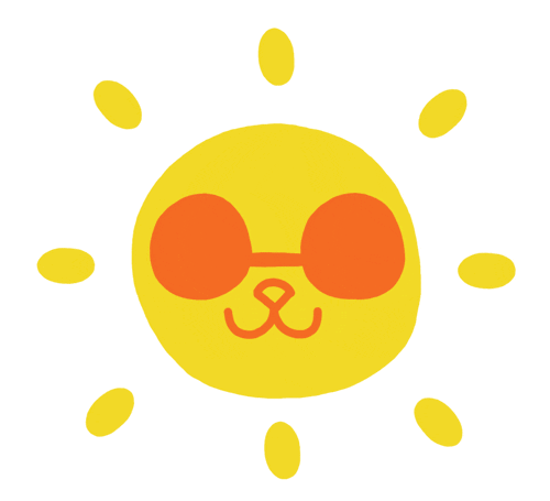 500x455 Drawn Sunshine Gif Cartoon