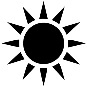 300x294 Sunshine Clipart Vector