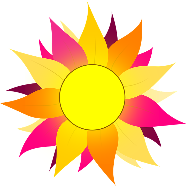 720x720 Sunshine Clipart Pink