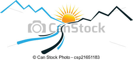 450x205 Sunshine Clipart Mountain