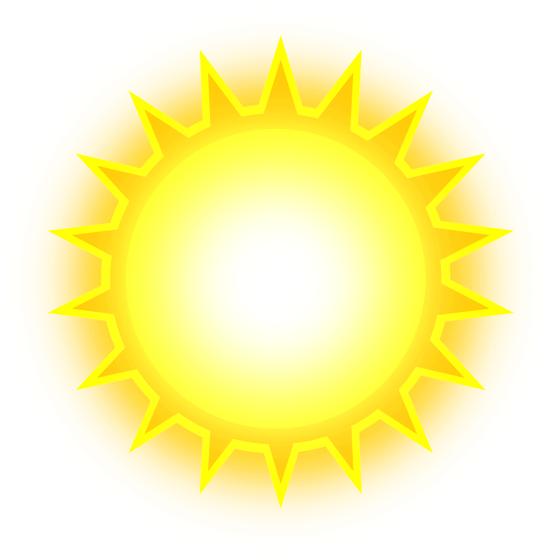560x560 Bright Sun Clipart