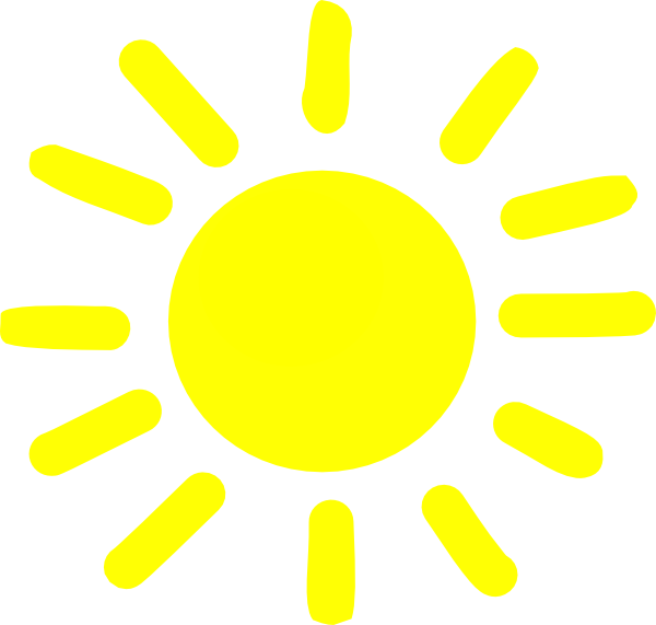 600x571 Yellow Sunshine Clip Art