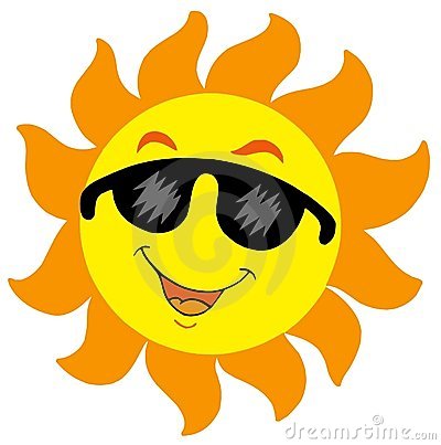 400x403 Cute Sun With Sunglasses Clipart Clipart Panda