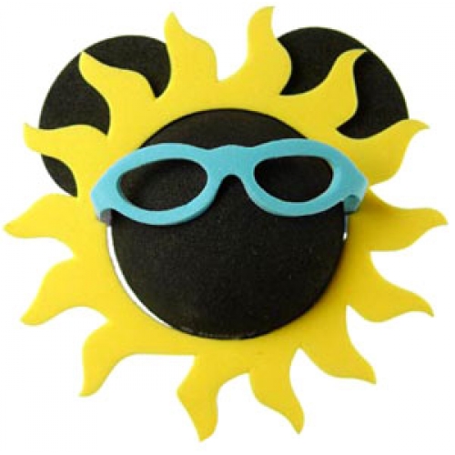 500x500 Disney California Adventure Mickey Sun With Sunglasses Antenna