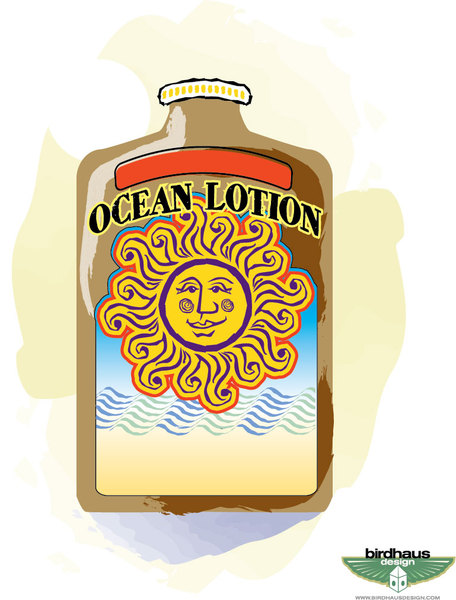 456x600 Sun Tan Lotion Clip Art