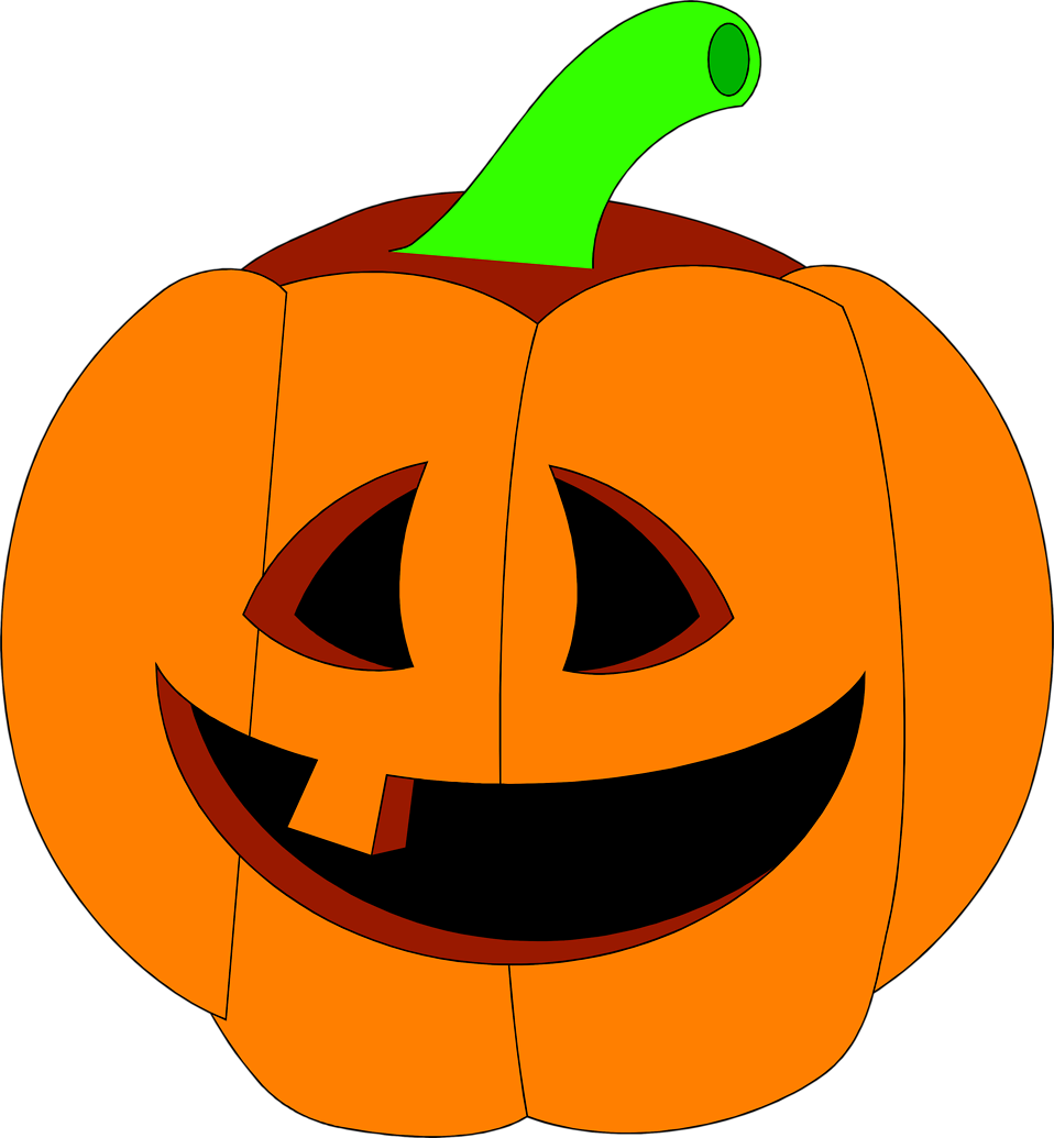 958x1035 Free Jack O Lantern Clipart