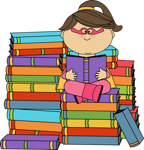 480x500 Super Girl Clipart Super Reader