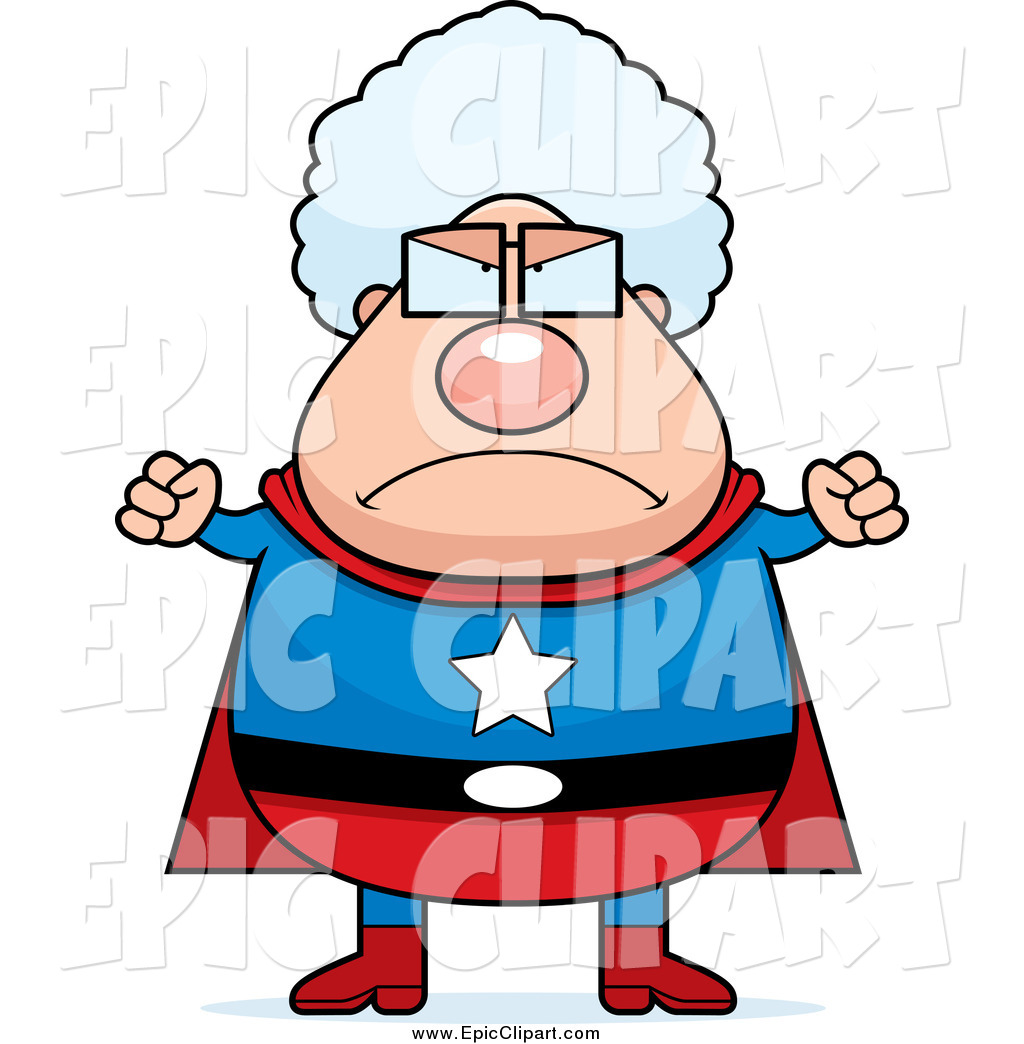 1024x1044 Vector Clip Art Of A Mad Super Granny By Cory Thoman