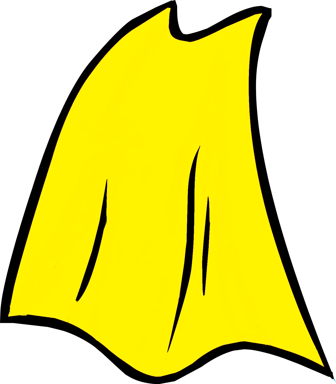 Yellow Superhero Clipart