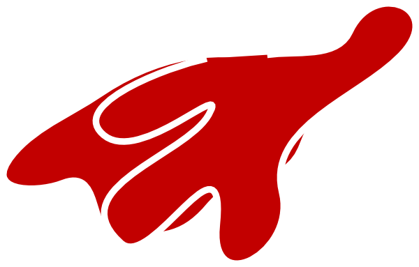 600x383 Super Hero Red Cape Clip Art