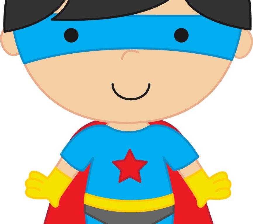 866x768 Superhero Clip Art