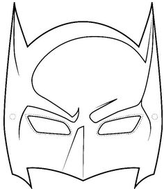 236x272 Super Hero Mask Free Template