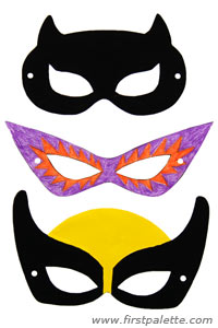200x300 Superhero Mask Craft Kids' Crafts
