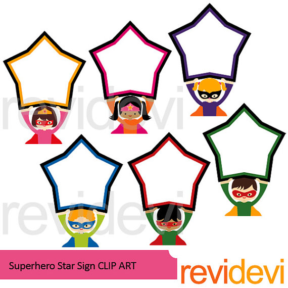 570x570 Superheroes Clipart