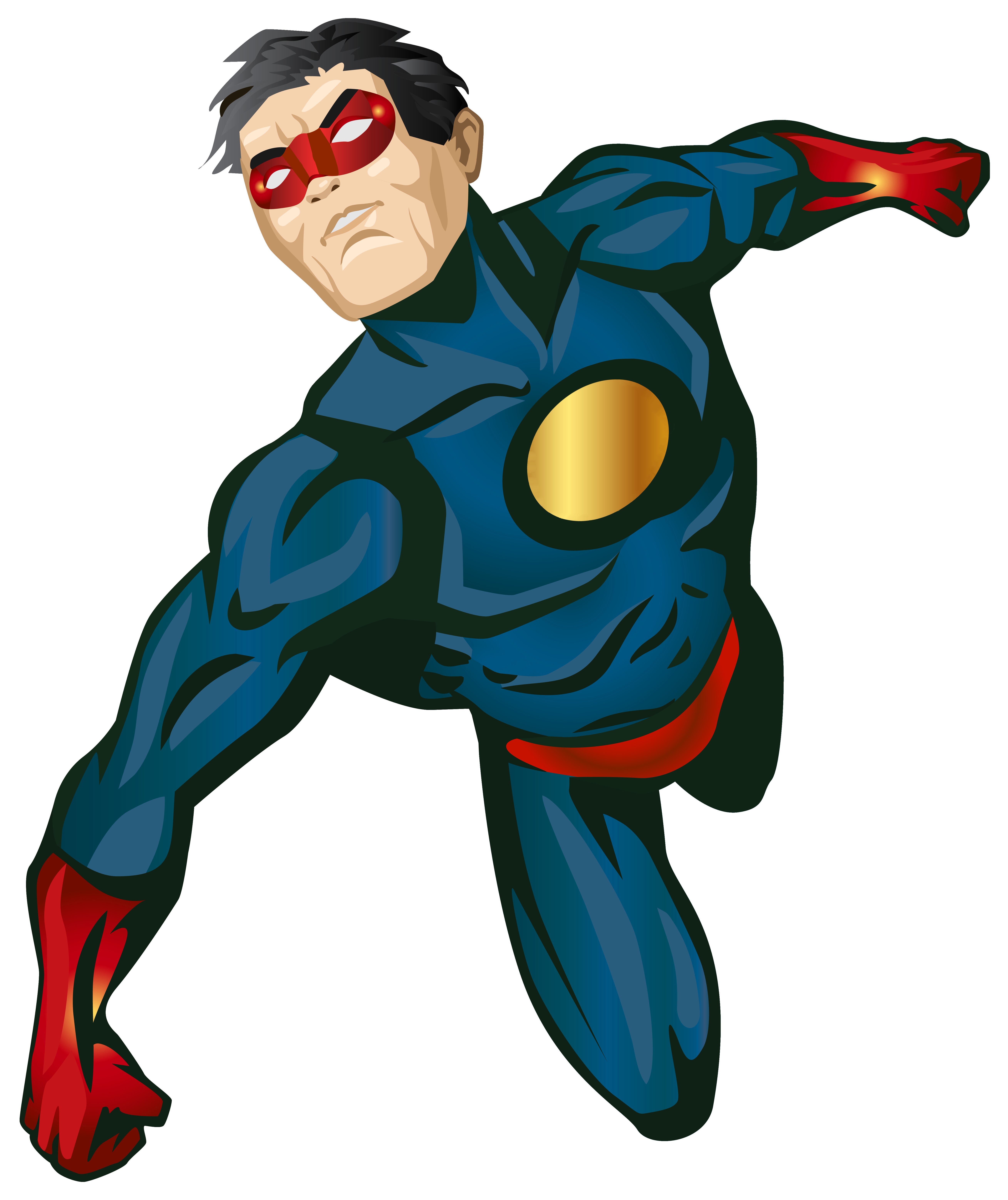 5238x6234 Vintage Superhero Clipart