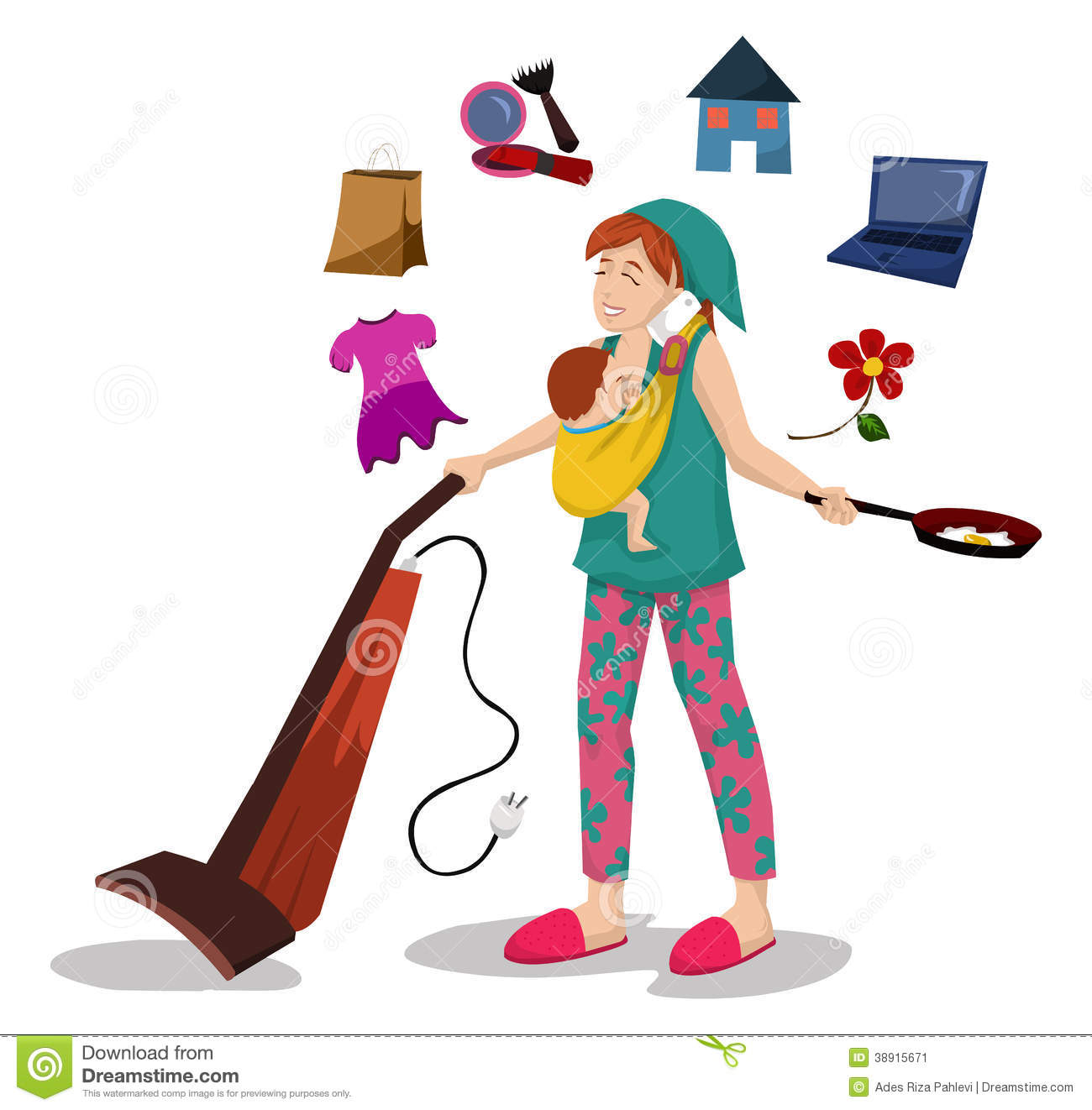 1300x1322 Super Mom Clipart