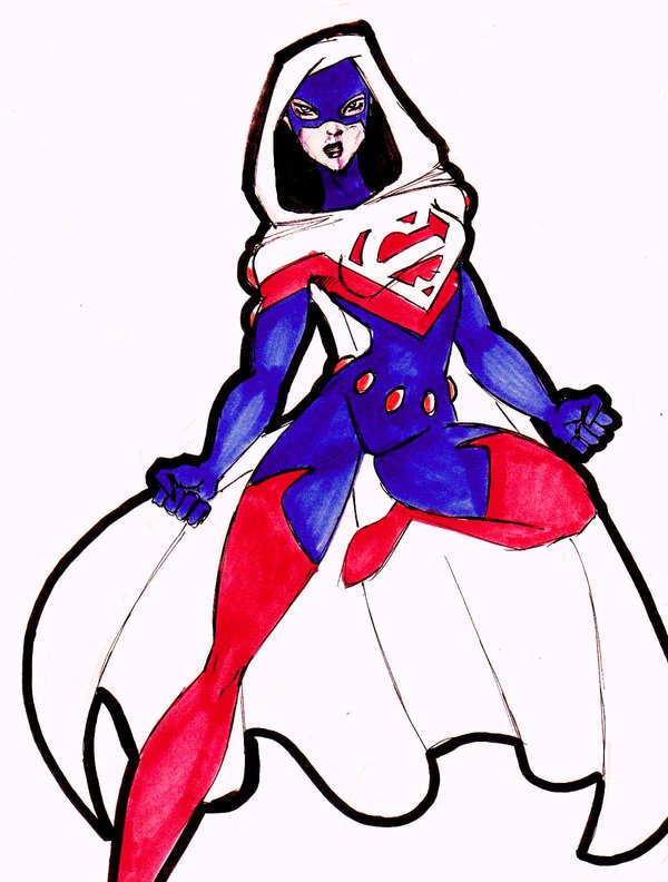600x792 Superwoman Super Woman Clip Art 2