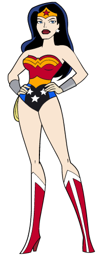201x500 Wonder Woman Clip Art