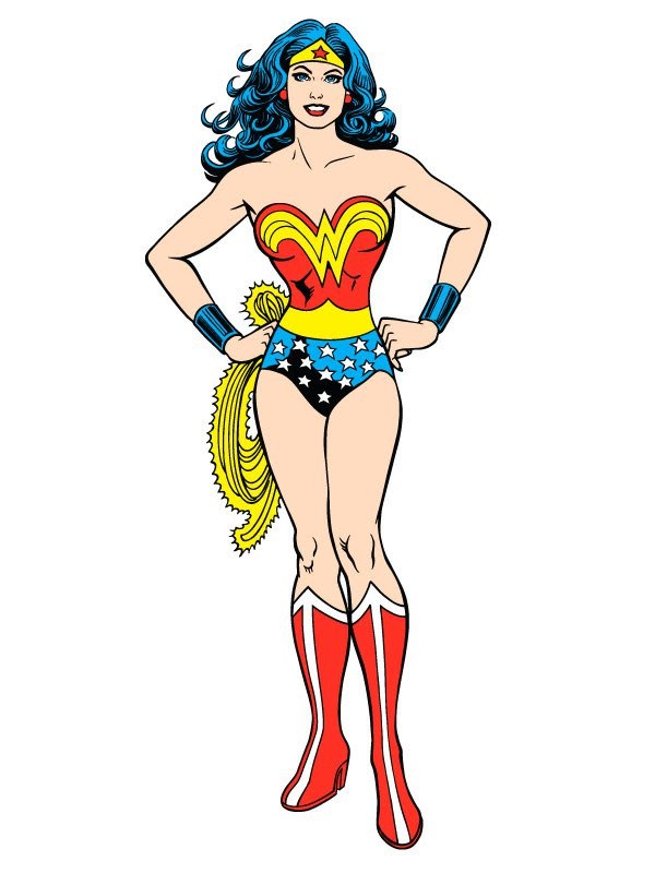 600x800 Wonder Woman Clipart