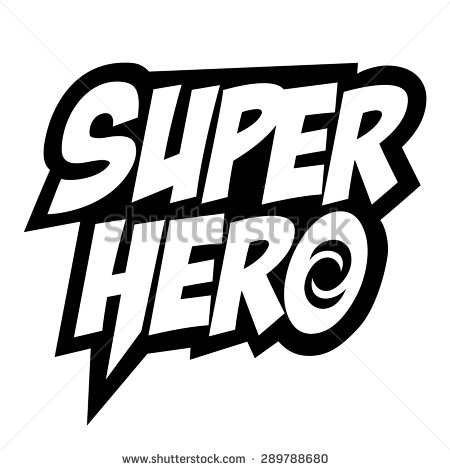 450x470 Hero Word Box Black And White Clipart