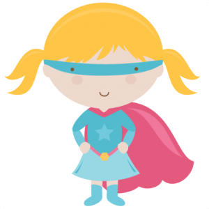 300x300 Cute Supergirl Clipart