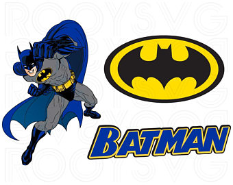 340x270 Batman Logo Clipart Etsy