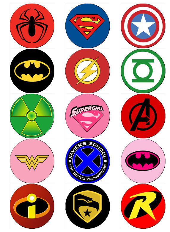 Superhero Badge Cliparts | Free download on ClipArtMag