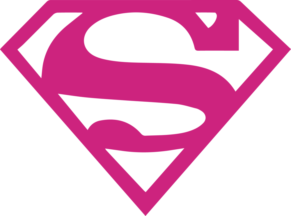 1000x742 Superman Clipart Pink
