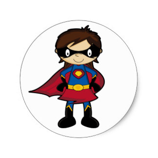 324x324 Superhero Cape Stickers Zazzle