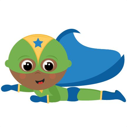 432x432 Superhero Clip Art