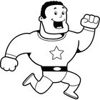 140x140 Clip Art Image Gallery Similar Image Electric Superhero (Black