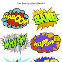 200x200 Free Superhero Clipart