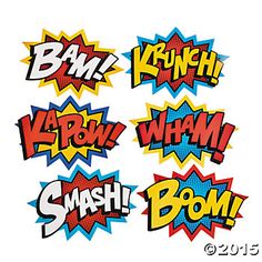 236x236 Superhero Burst Clipart Collection