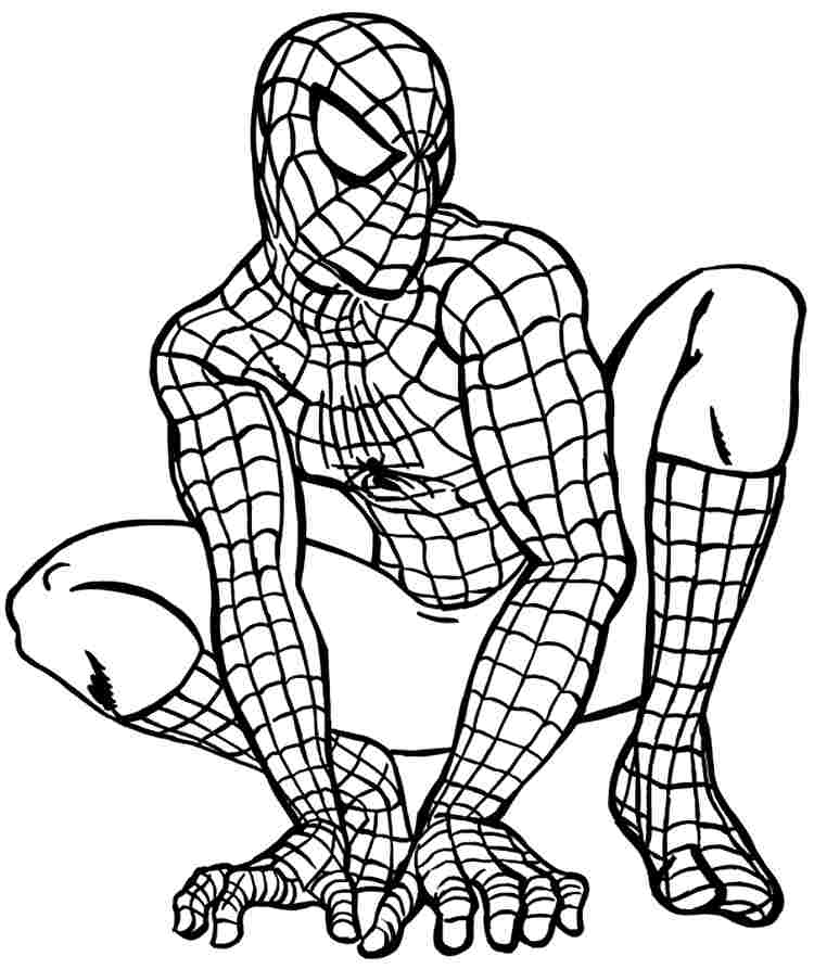 Superhero Coloring Pages | Free download on ClipArtMag