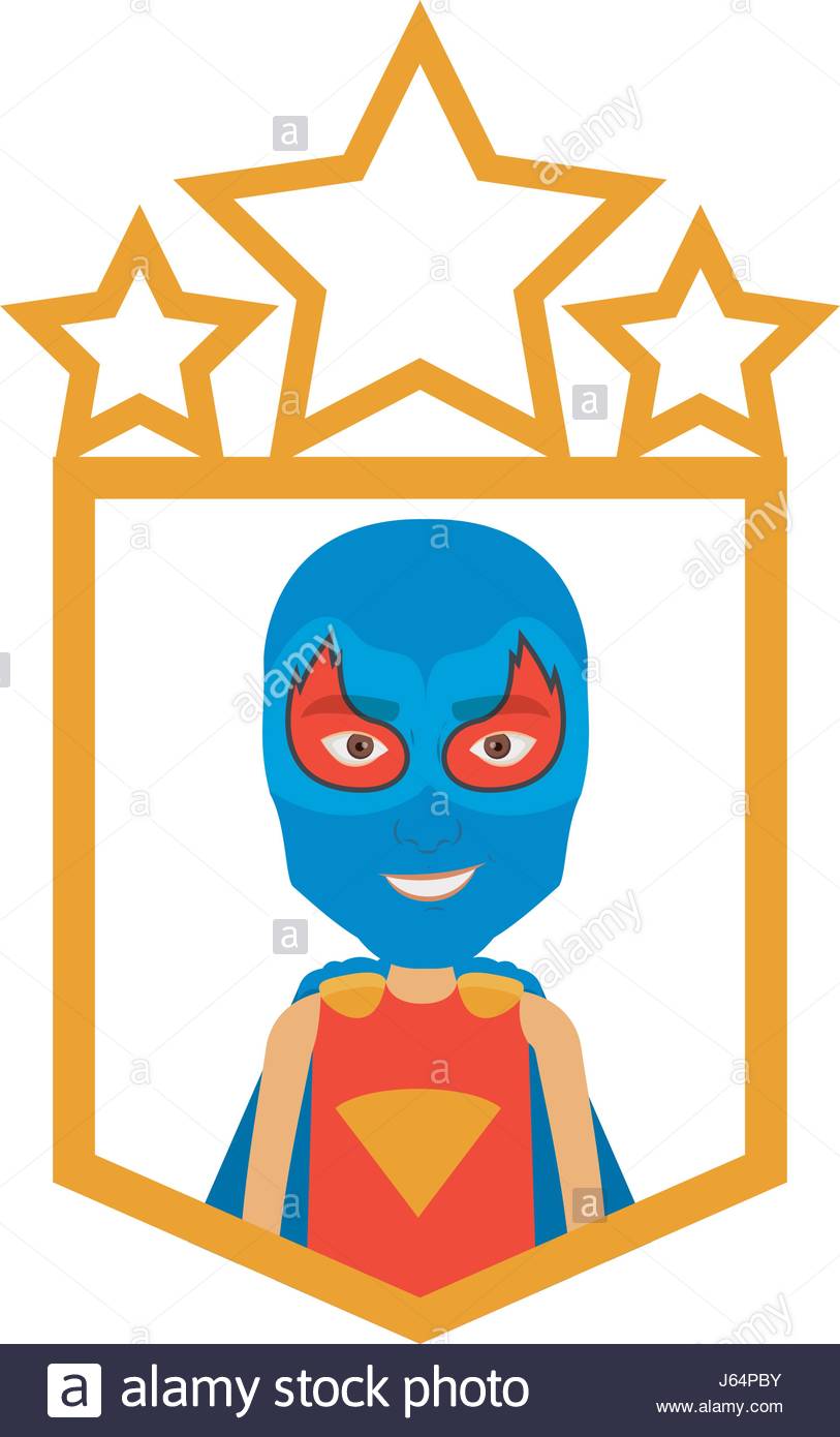 813x1390 Colorful Silhouette With Man Superhero With Mask And Without