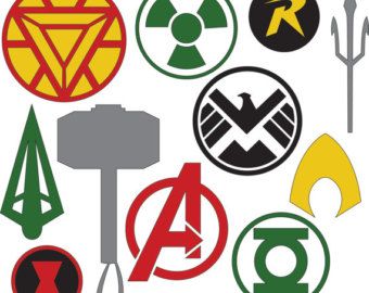 340x270 Marvel Superhero Symbols