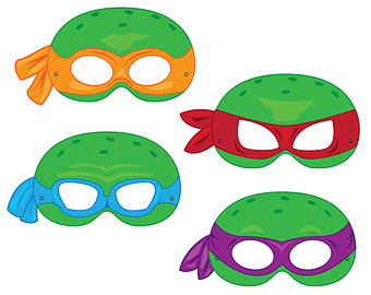 340x270 Ninja Turtle Mask Clipart