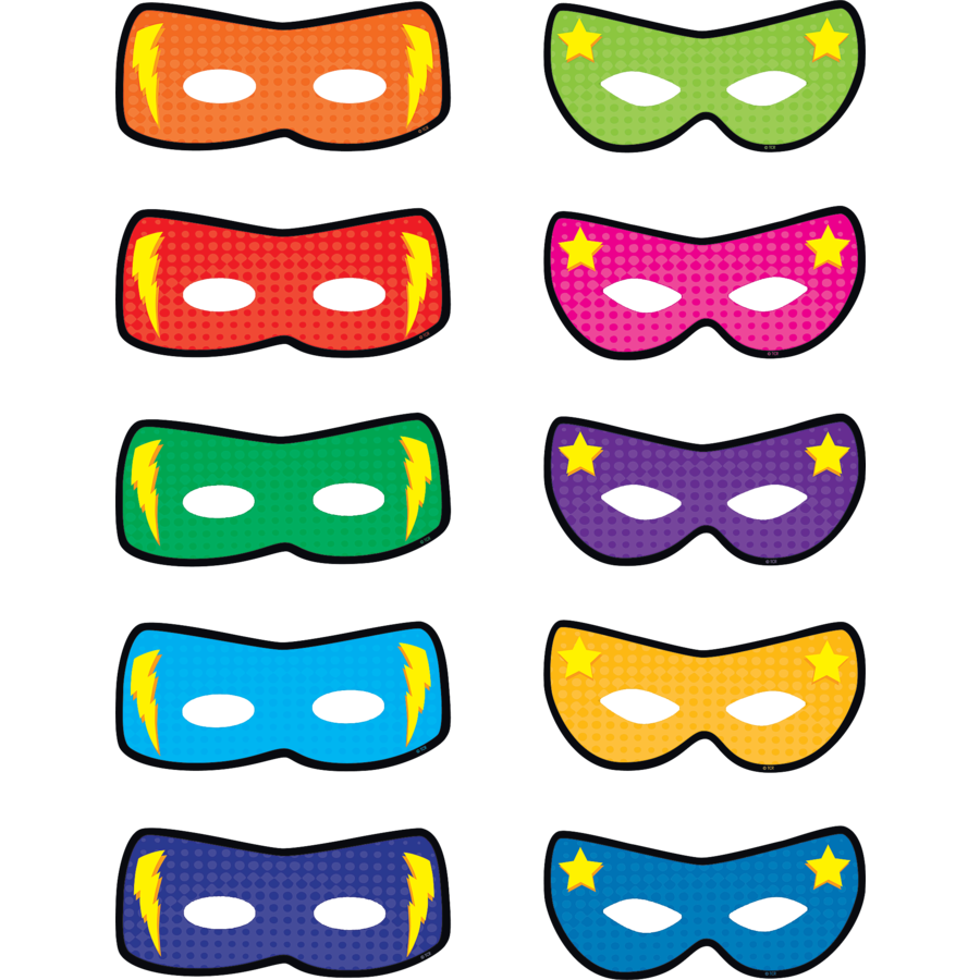 900x900 Superhero Masks Accents Superhero, Masking And Super Hero Theme