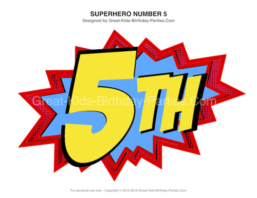 500x386 Superhero Printables